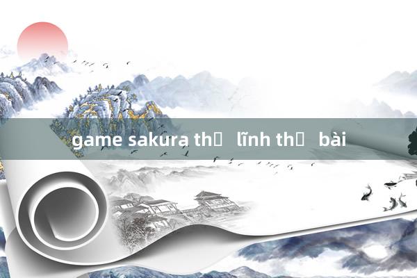 game sakura thủ lĩnh thẻ bài